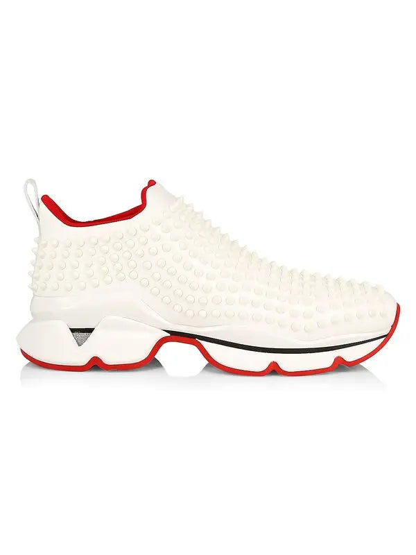 CHRISTIAN LOUBOUTIN Spike Sock White