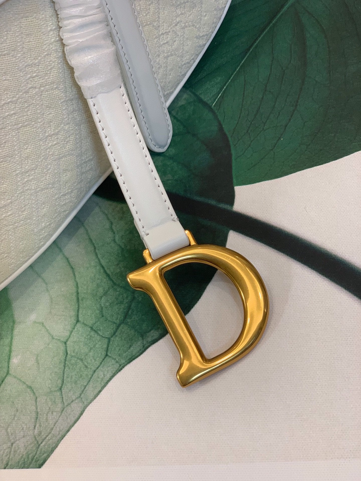 Dior Saddle Bag White