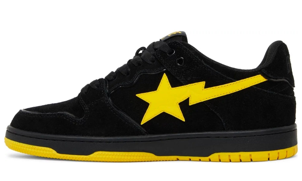 Bape Sk8 Sta 'Black Electric Yellow'