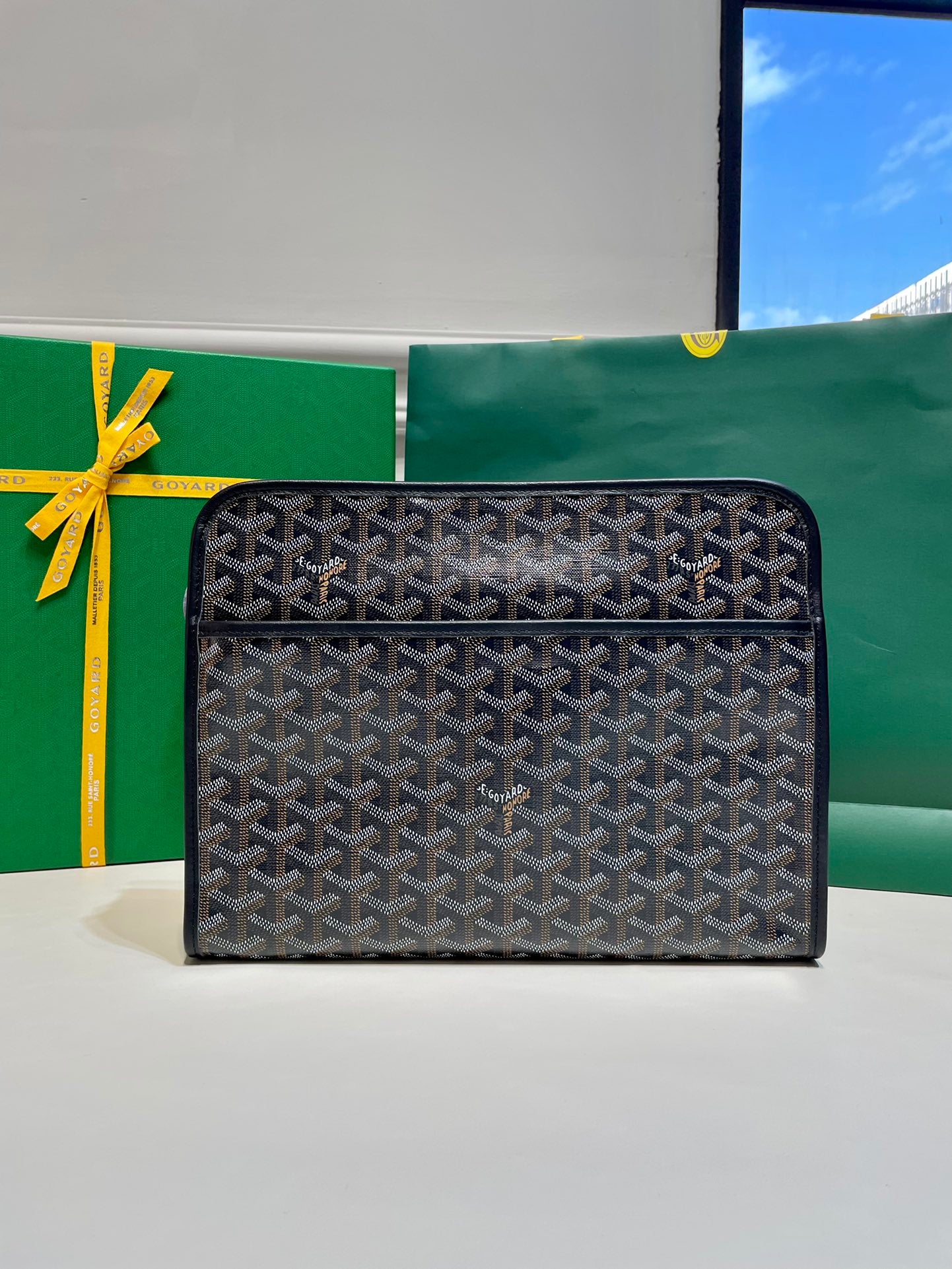 Goyard Jouvence Toiletry Bag MM Black