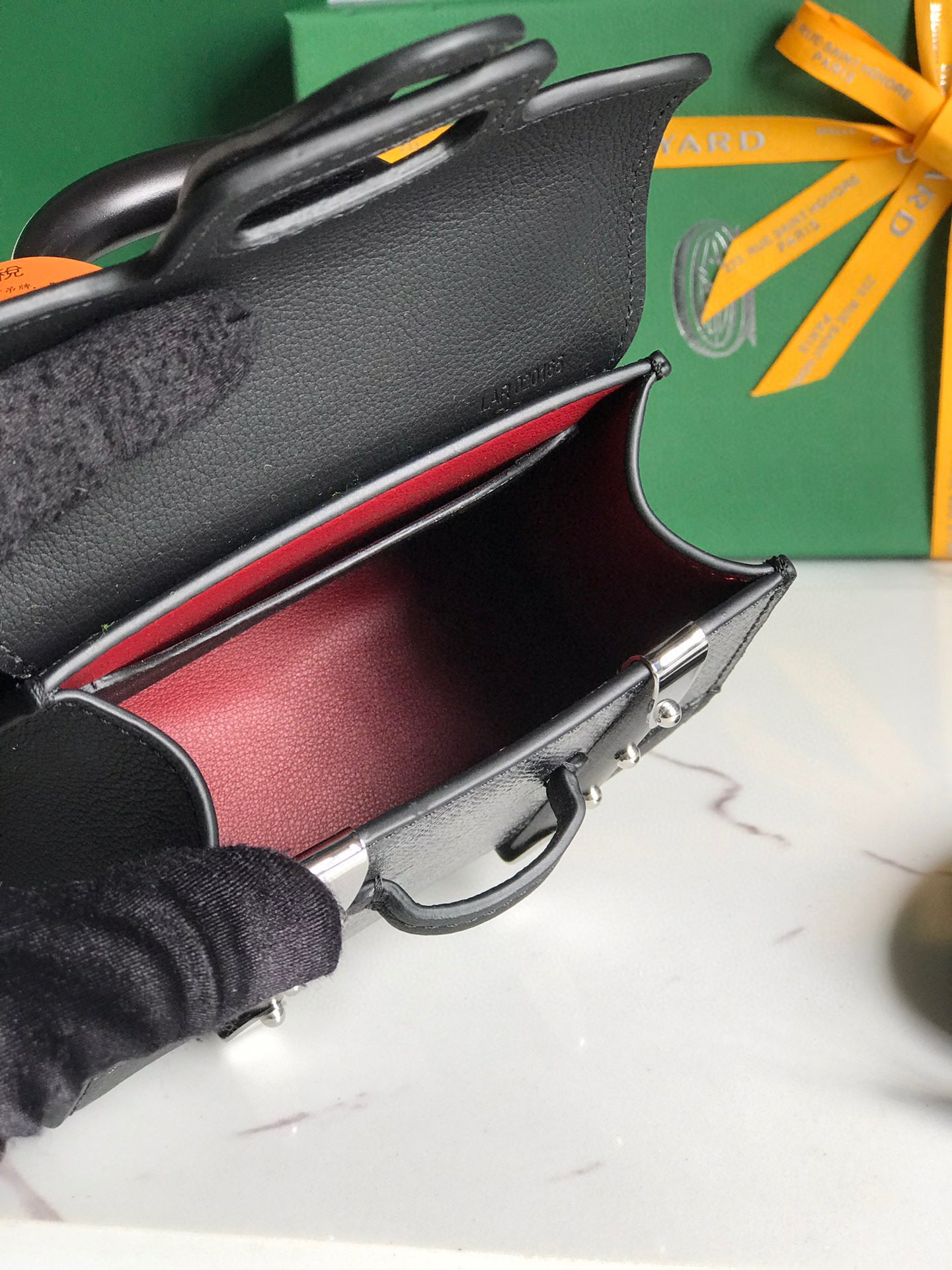 The Saïgon Structuré Nano Bag In Limited-Edition Black