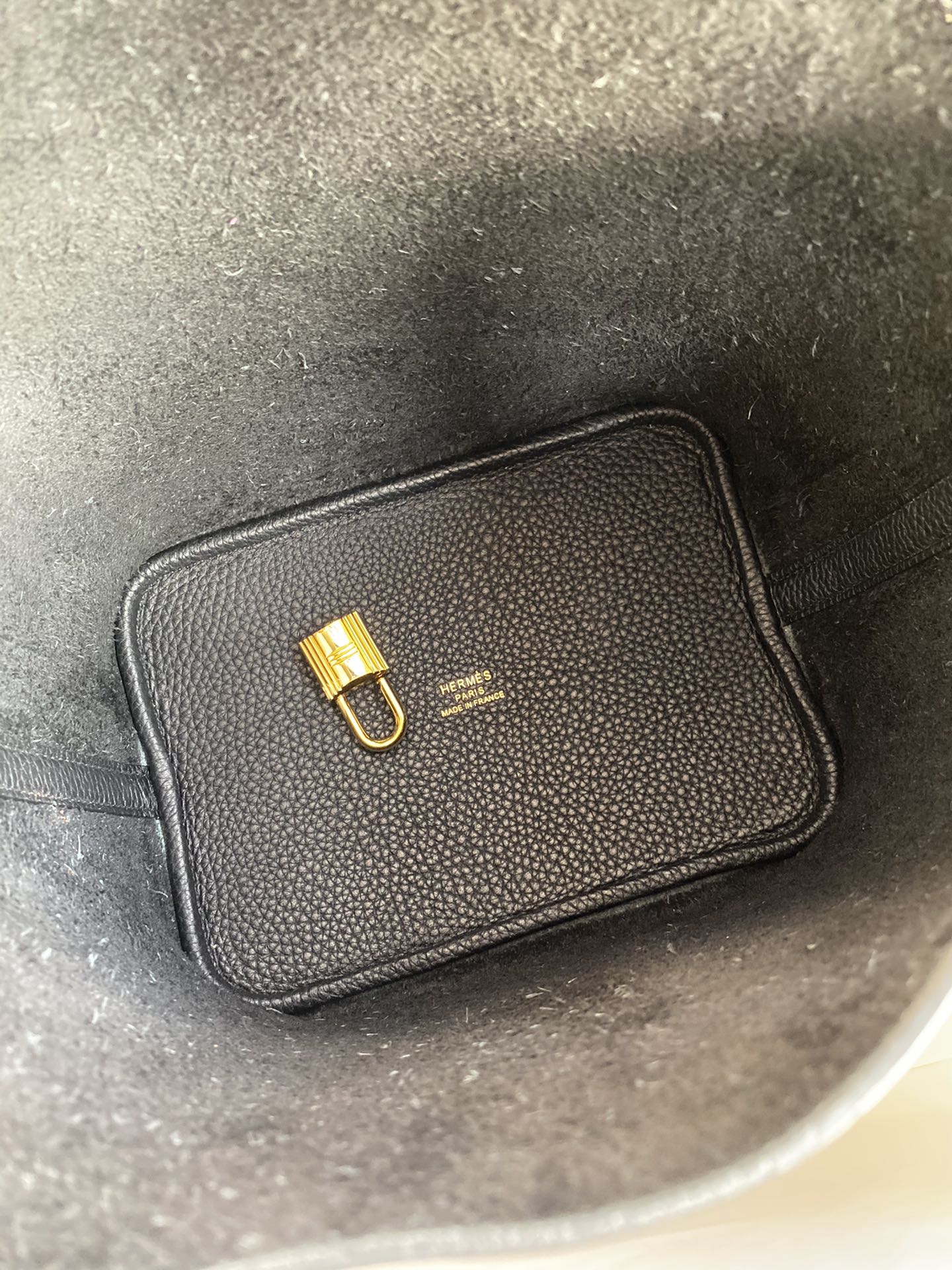 Hermès Picotin 18cm Black Gold hardware