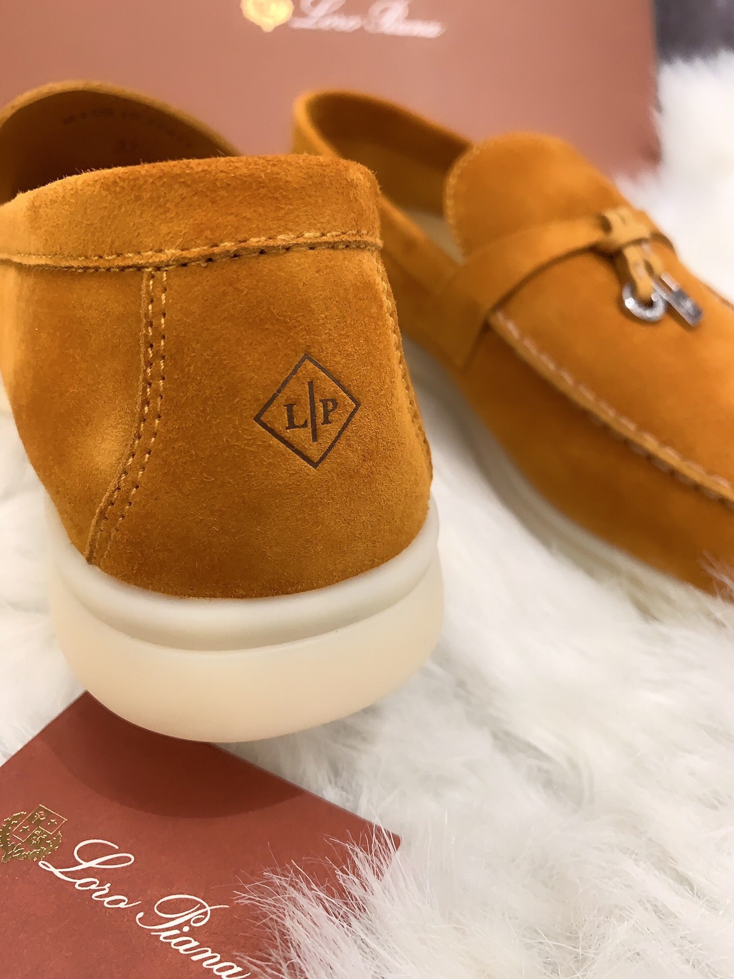 Loro Piana Summer Charms Walk Loafers in Dark Brown