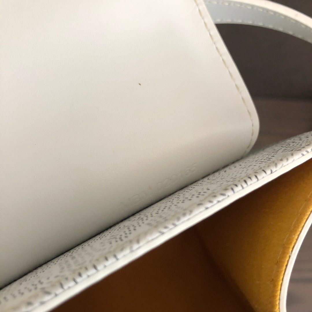 Goyard Saïgon White PM Bag