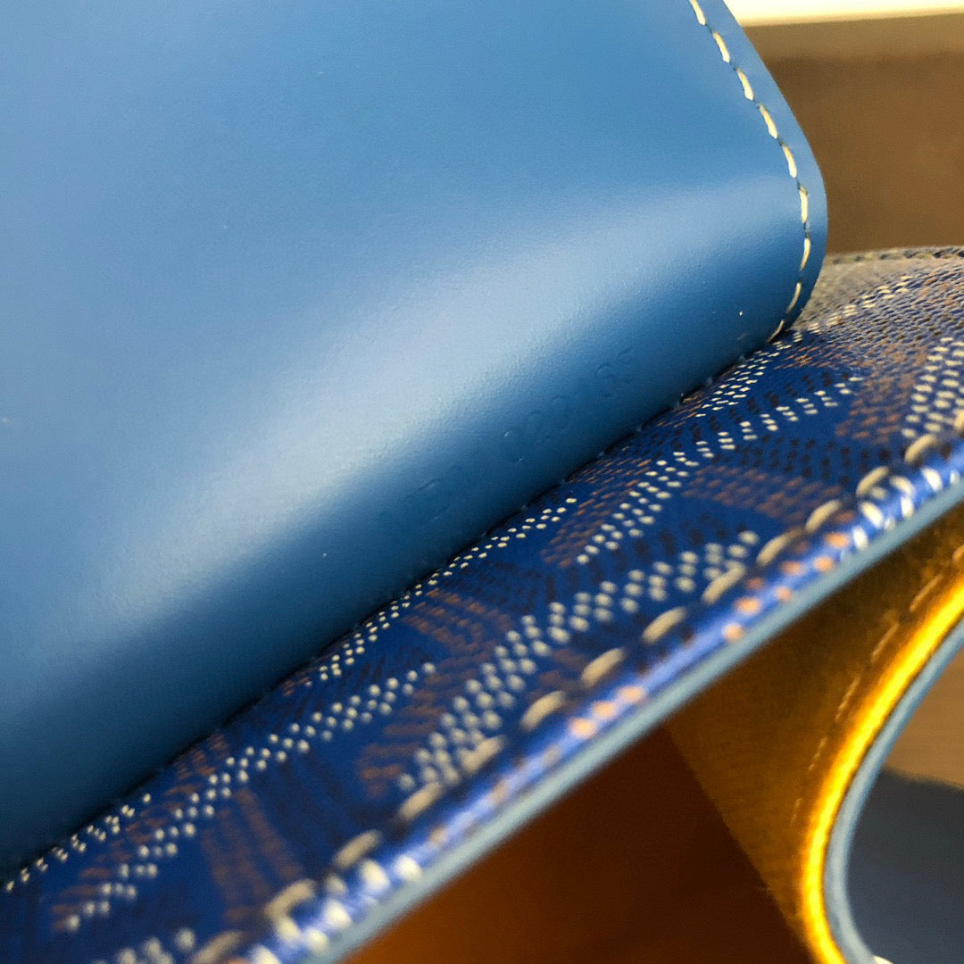 Goyard Blue Saïgon Structuré PM Bag