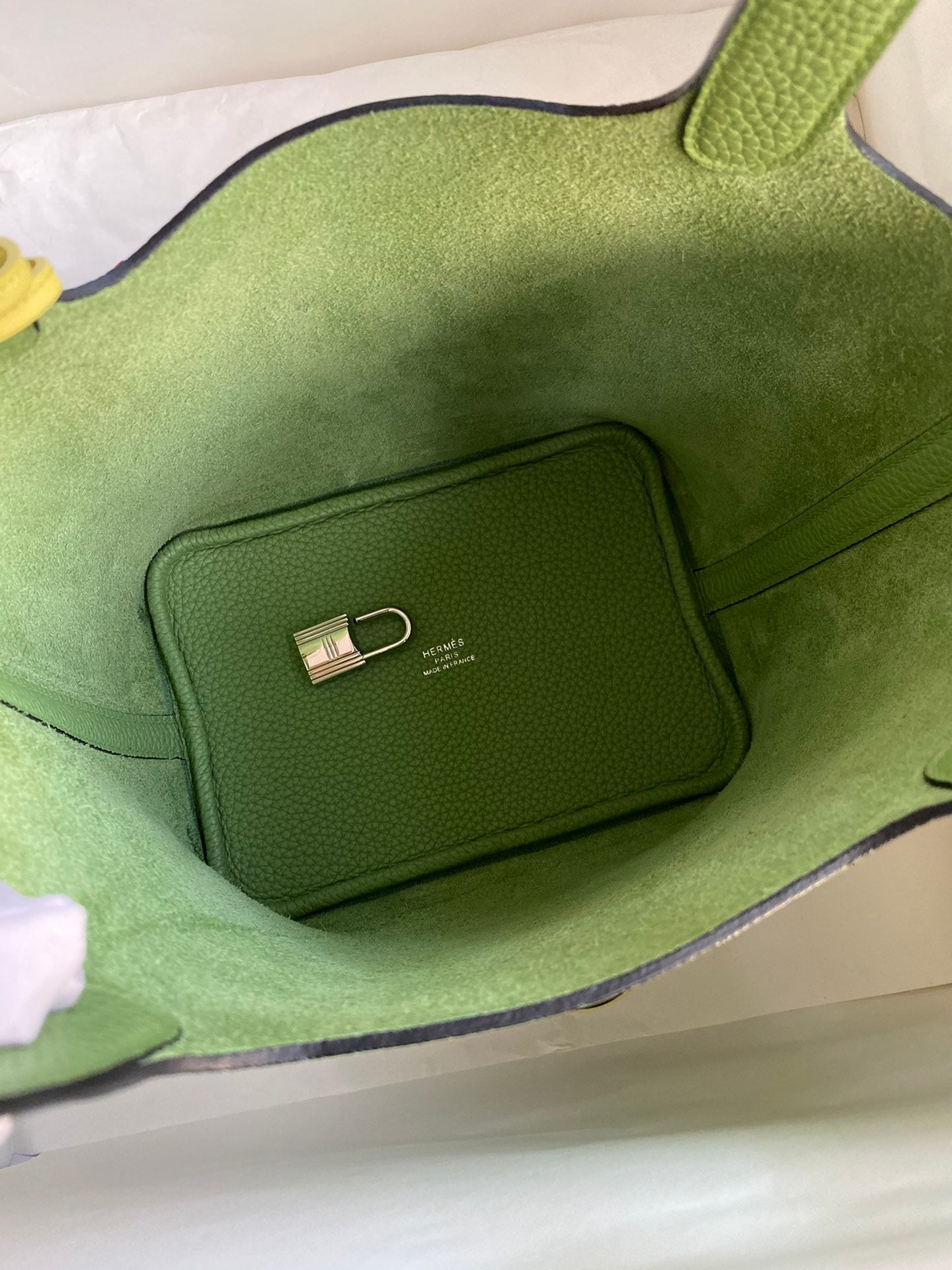 Hermès Picotin 18cm Green Gold hardware