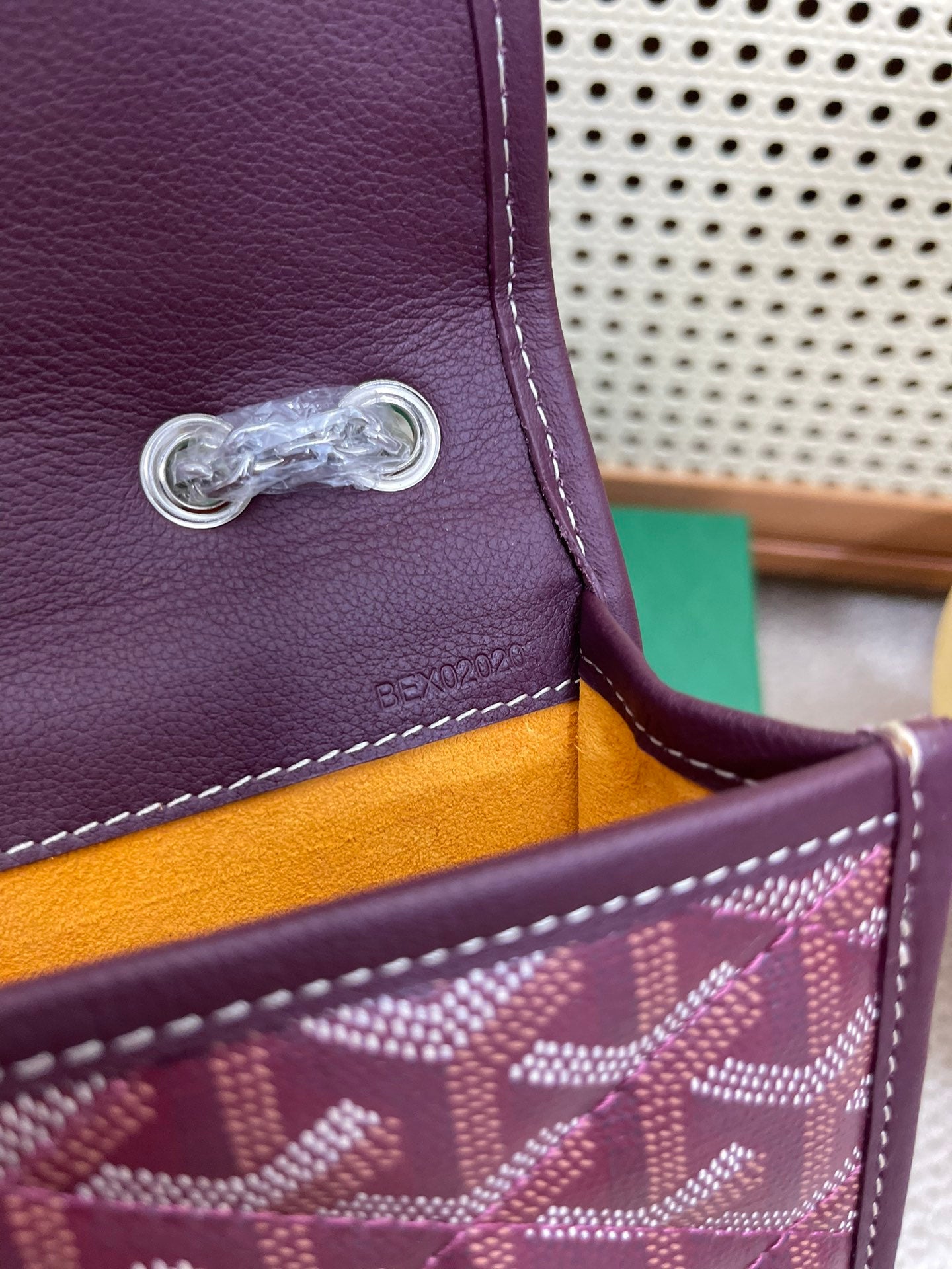 Goyard’s Maroon Alexandre Iii Bag