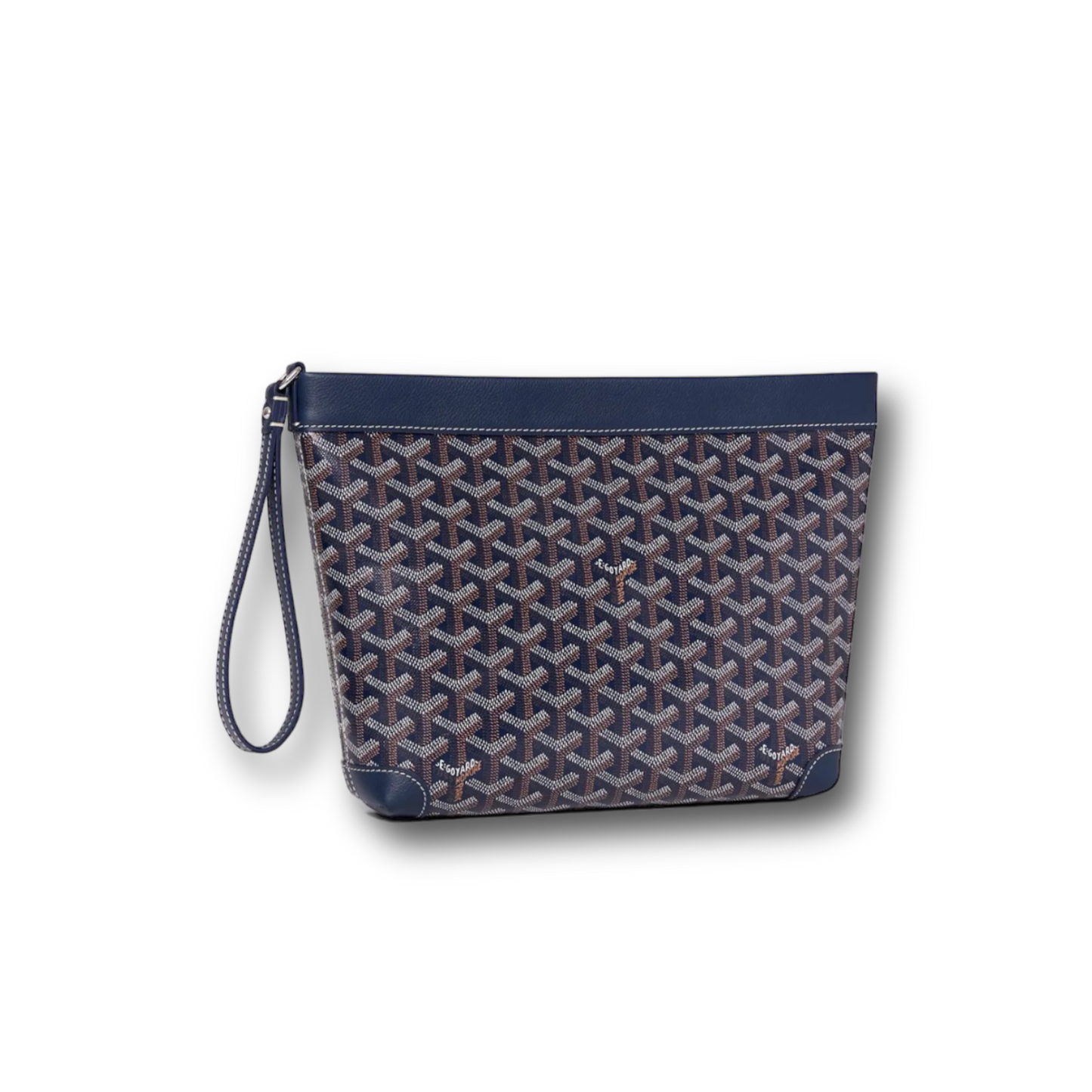 Goyard conti pouch dark blue