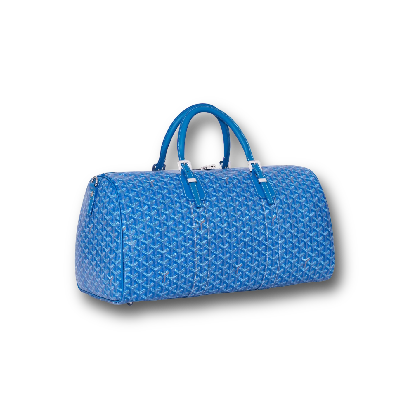 Goyard Blue Boston 50 bag
