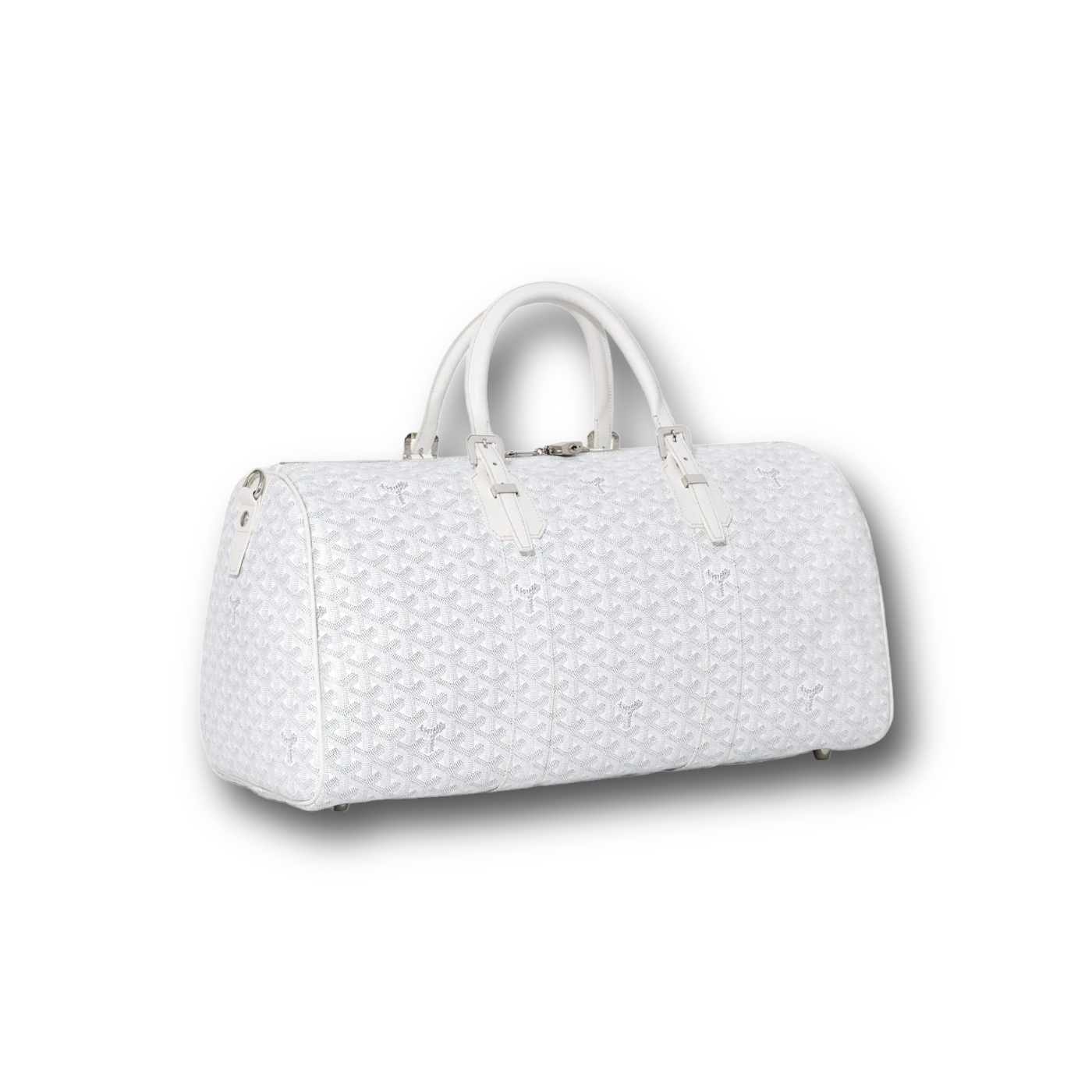 Goyard White Boston 50 bag