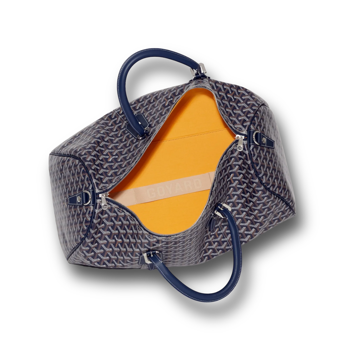 Goyard Navy Blue Boston 50 bag