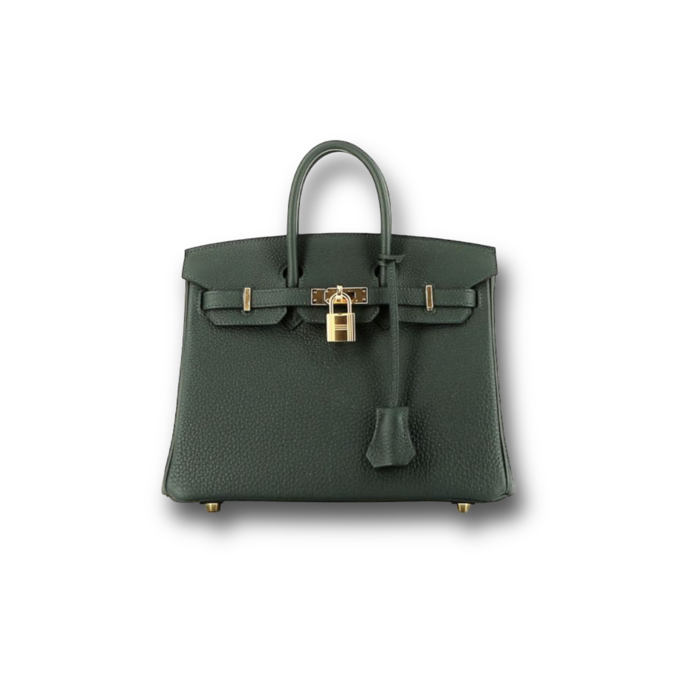 Birkin 25 in dark green togo gold hardware