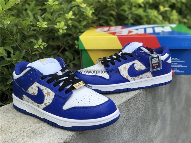 SUPREME X NIKE SB DUNK LOW OG SB QS 'HYPER ROYAL'