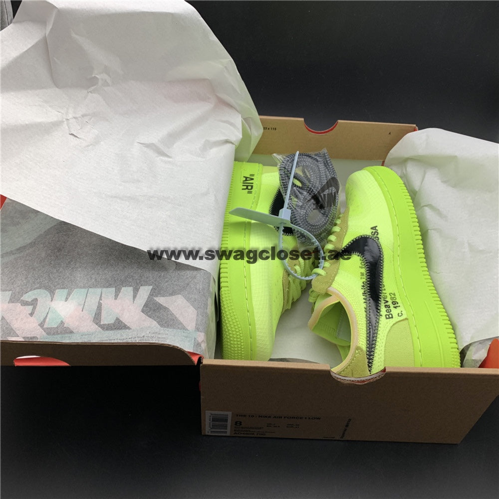 Nike Air Force 1 Low x Off-White "Volt"