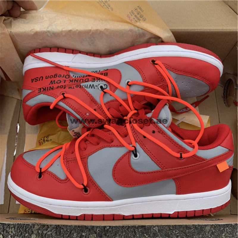 Nike Dunk Low x Off-White "University Red"