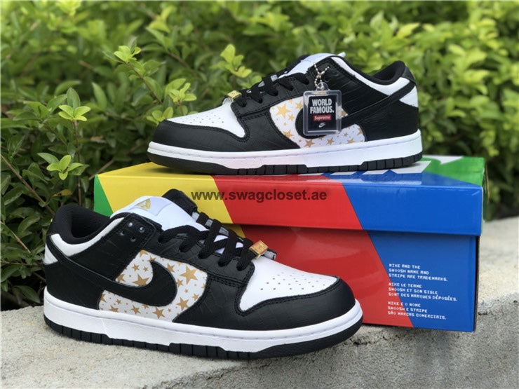 Nike SB Dunk Low x Supreme Stars Black (2021)