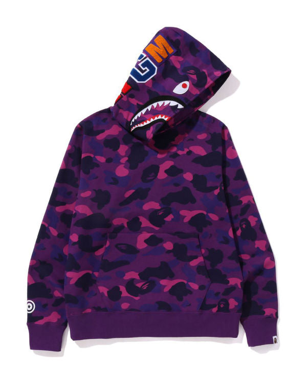 Royal Purple Camo Shark Hoodie