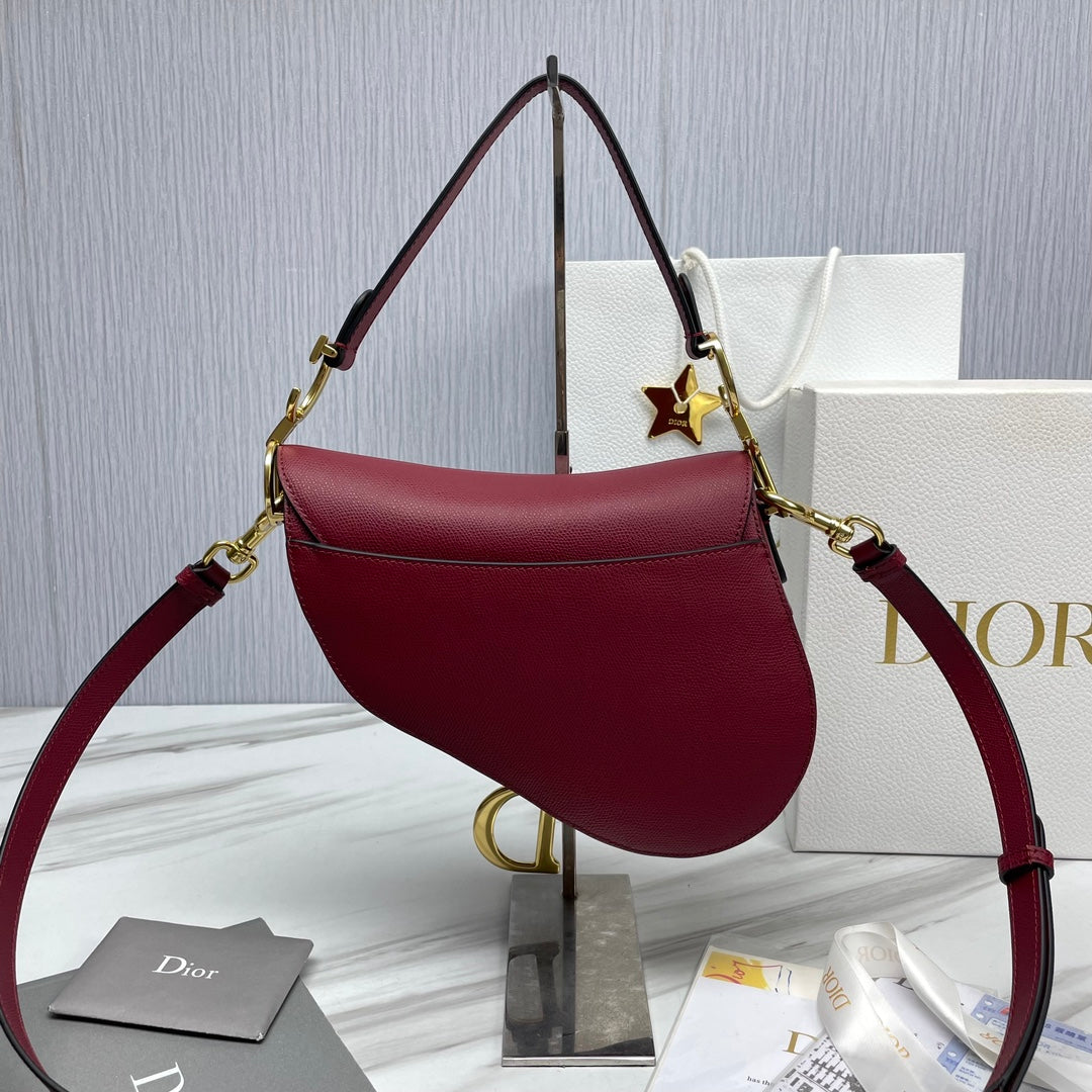 Dior Saddle Bag Red