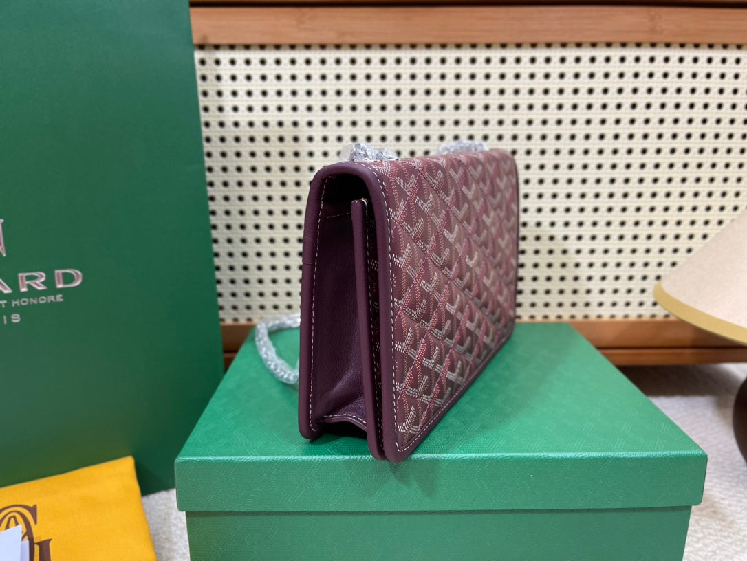 Goyard’s Maroon Alexandre Iii Bag