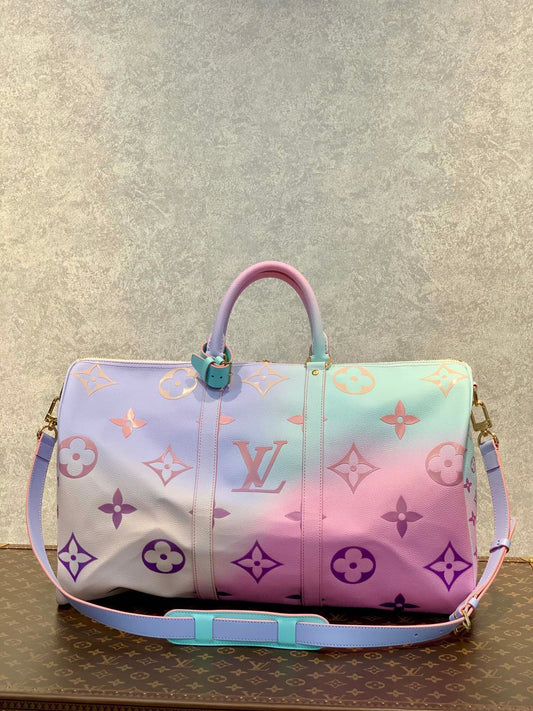 LV Limited Edition Spring In The City Keepall 45 "Sunrise Pastel"