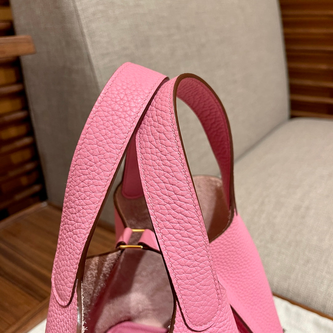 Hermès Picotin 18cm Pink Gold hardware