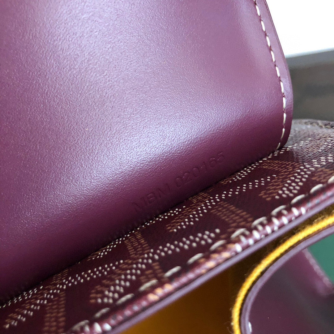 Goyard Burgundy Saïgon Structuré PM Bag