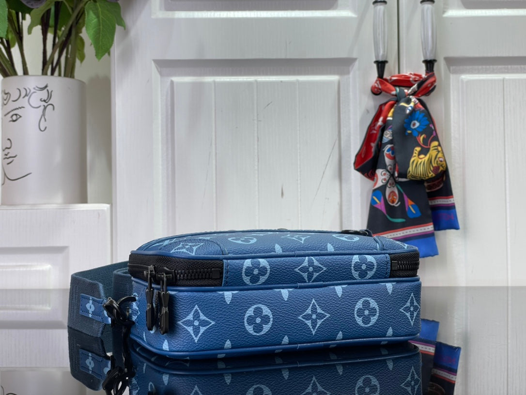 LV Trio Messenger Bag Blue