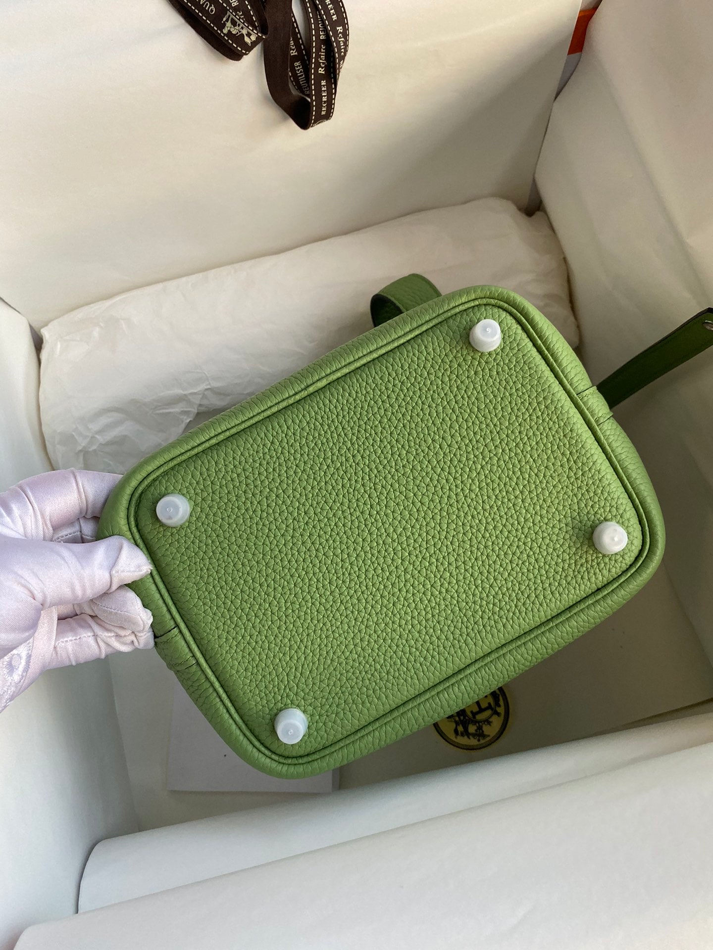 Hermès Picotin 18cm Green Gold hardware