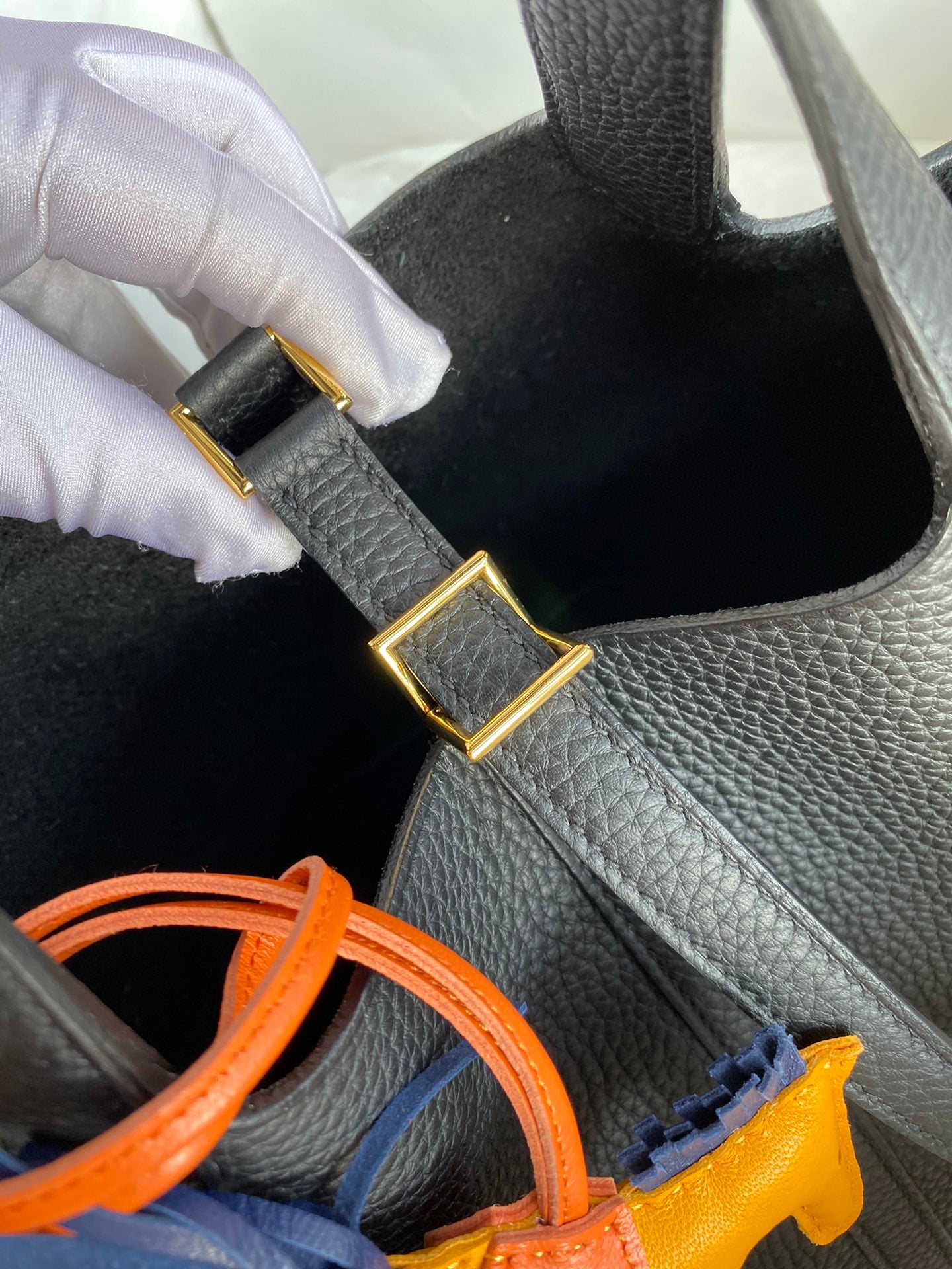 Hermès Picotin 18cm Black Gold hardware