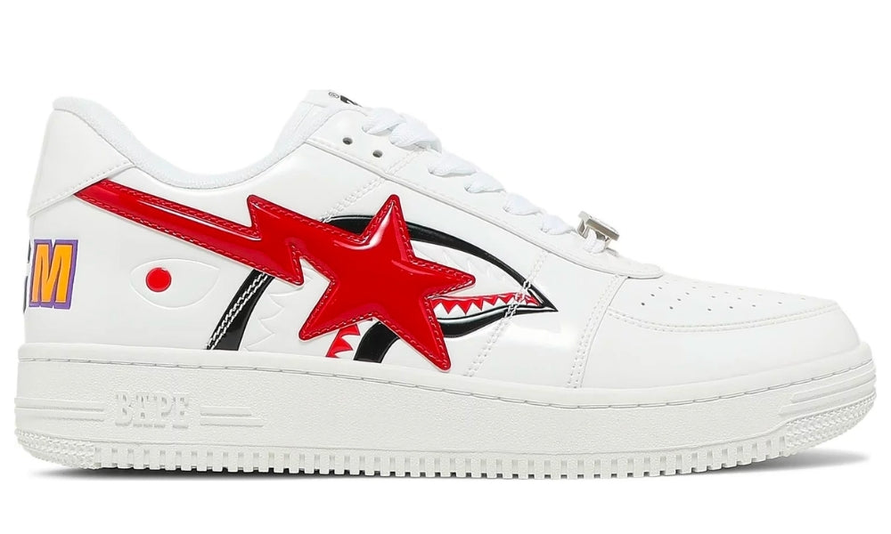 Bapesta Low M2 'Shark Face - White'