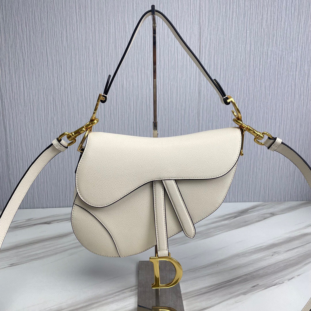 Dior Saddle Bag White