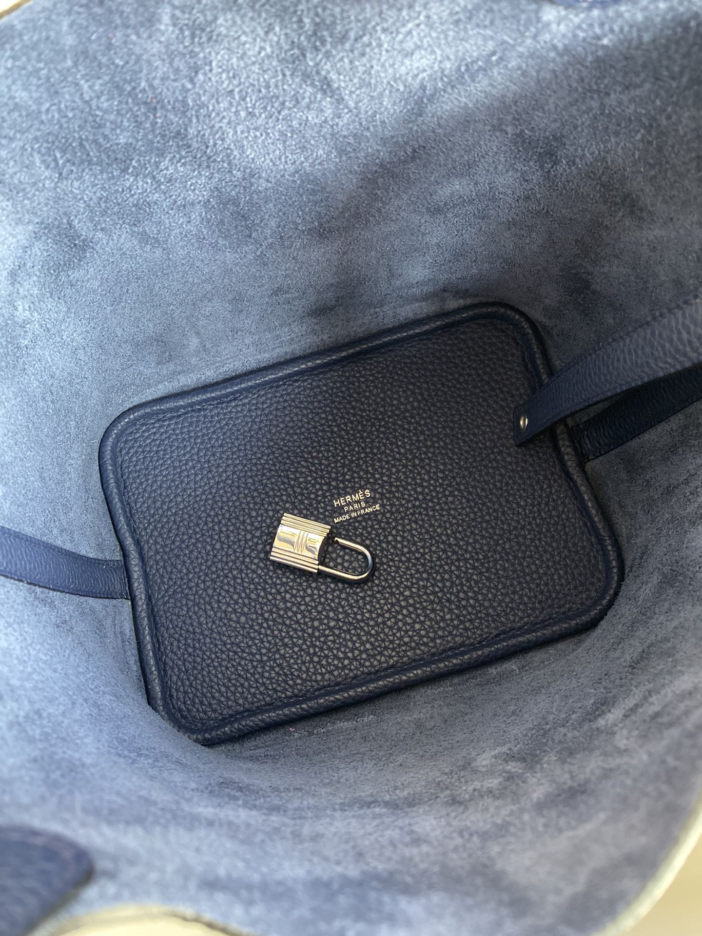 Hermès Picotin 18cm Navy Blue Gold hardware