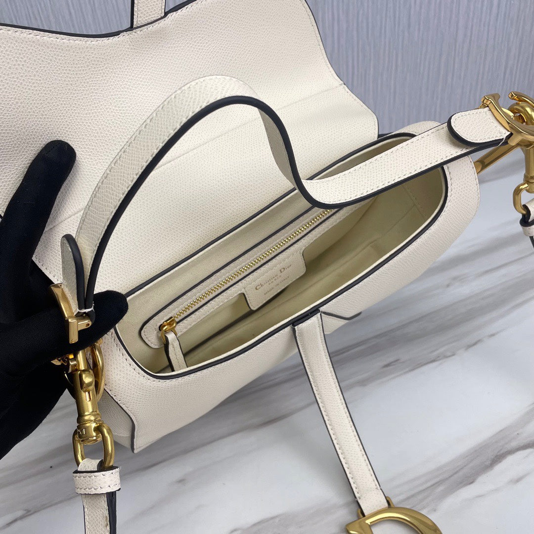 Dior Saddle Bag White