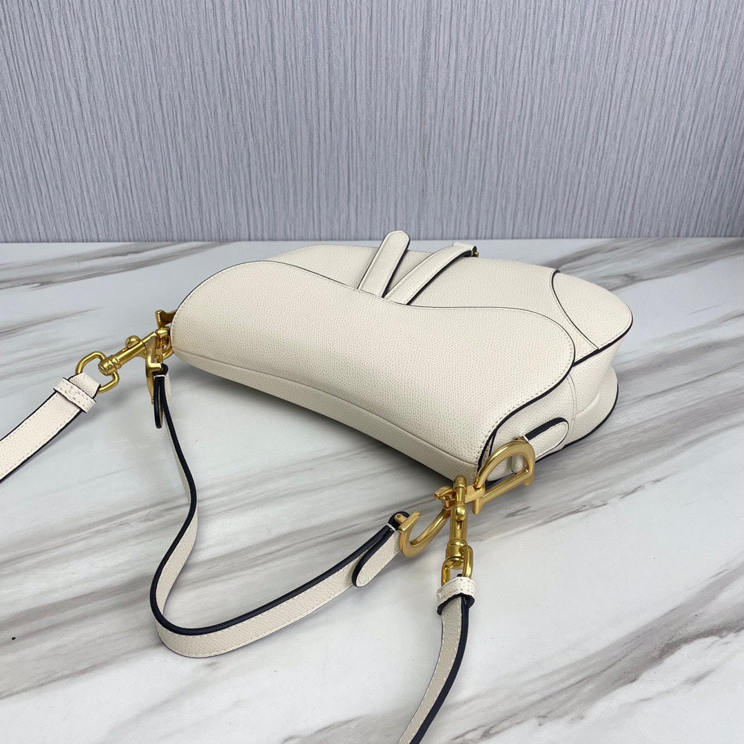 Dior Saddle Bag White