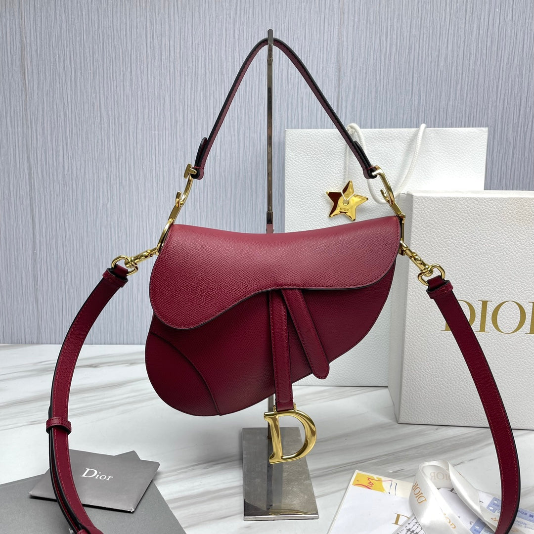Dior Saddle Bag Red