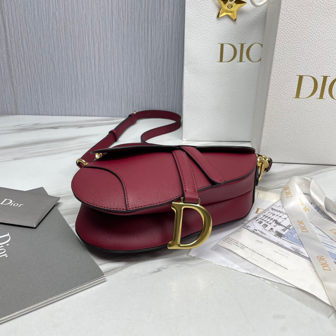 Dior Saddle Bag Red