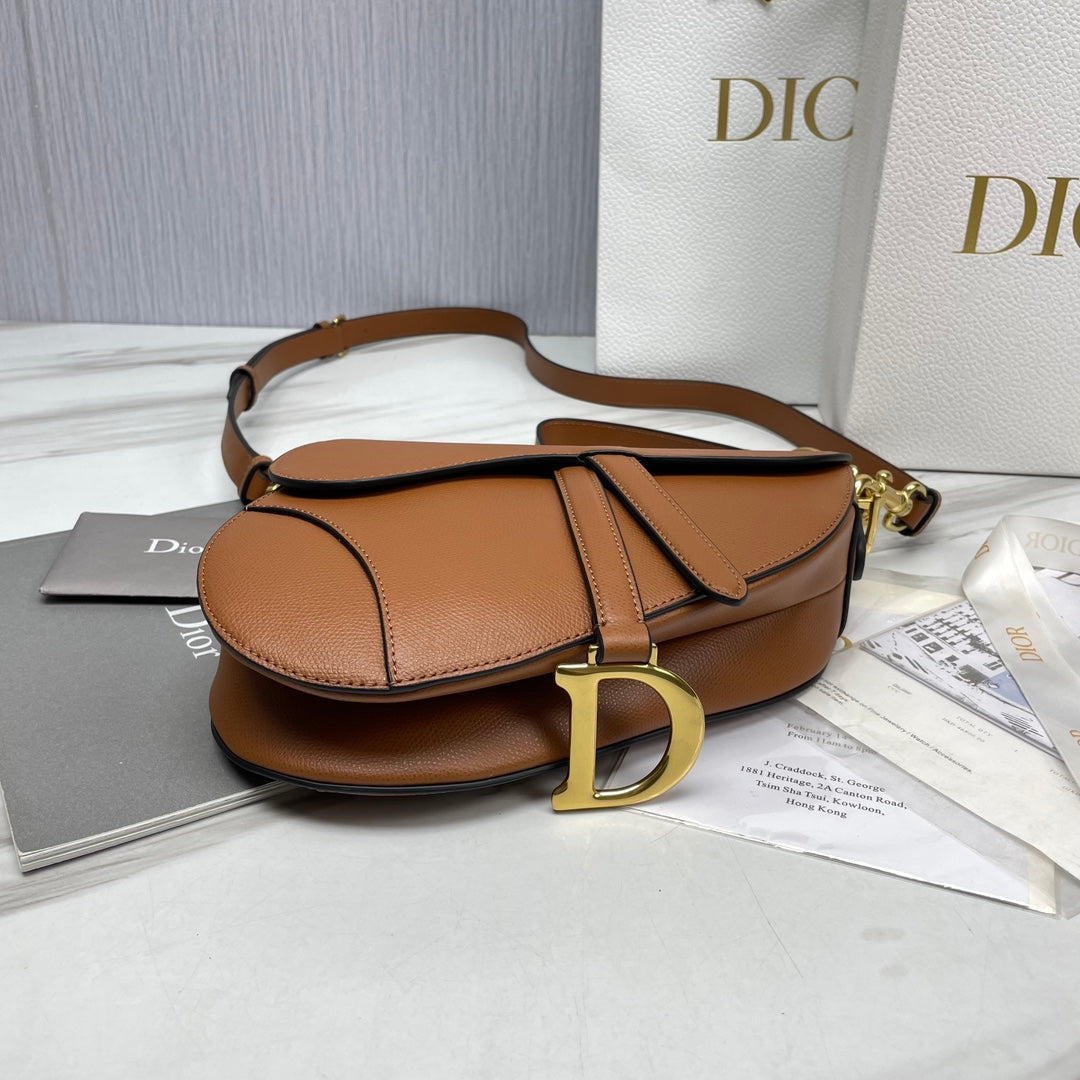Dior Saddle Bag Brown
