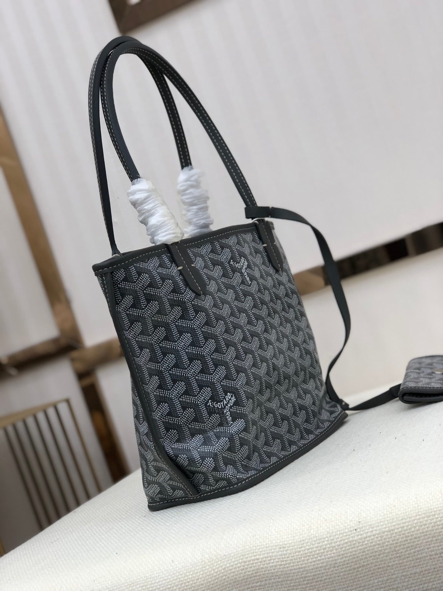 Goyard Grey Anjou Mini Bag