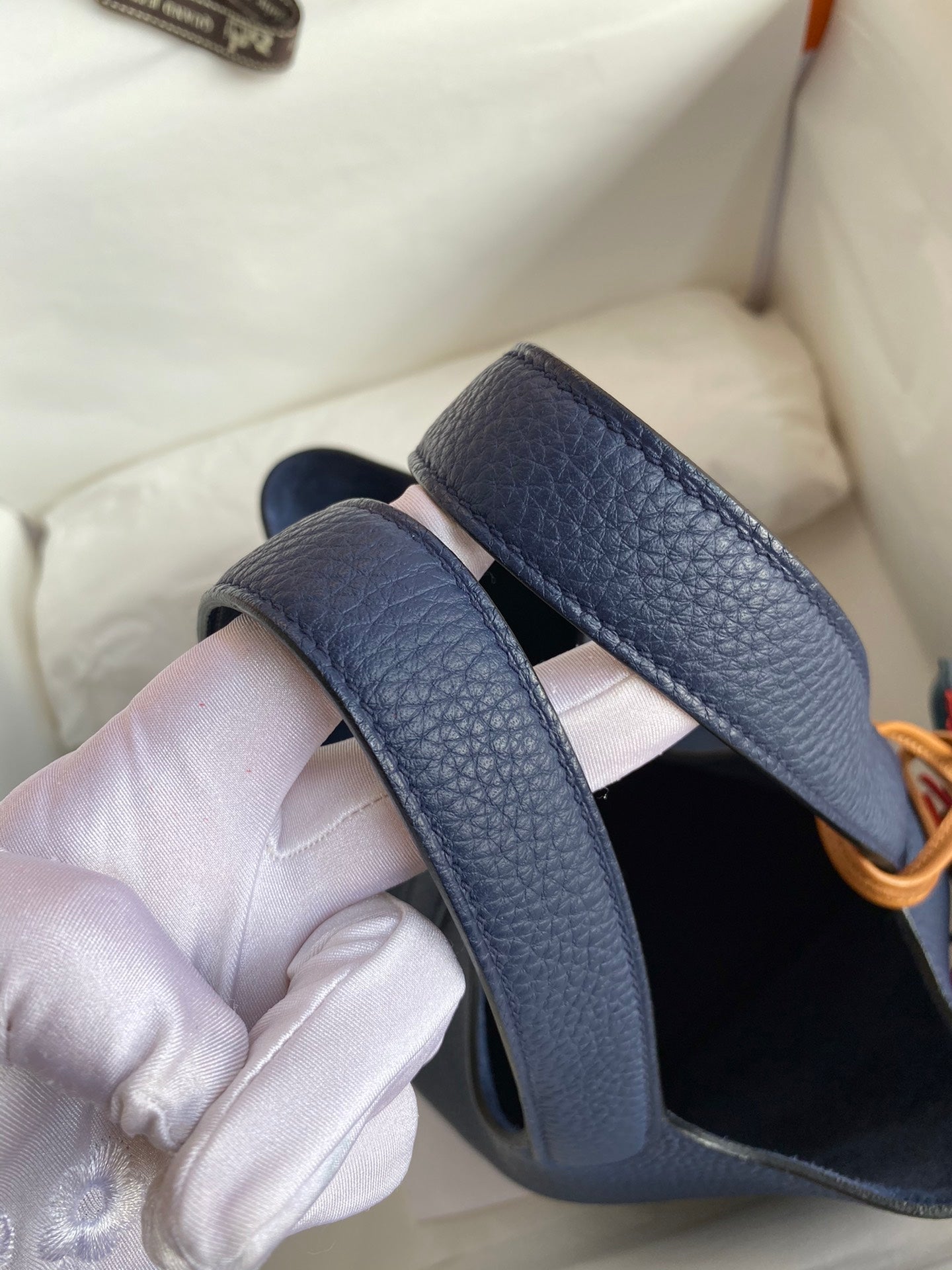 Hermès Picotin 18cm Navy Blue Gold hardware