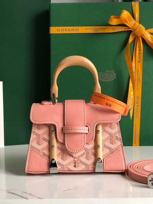 The Saïgon Structuré Nano Bag In Limited-Edition Pink