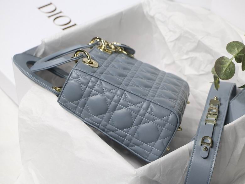 Dior Small Lady D Lambskin Gold Hardware