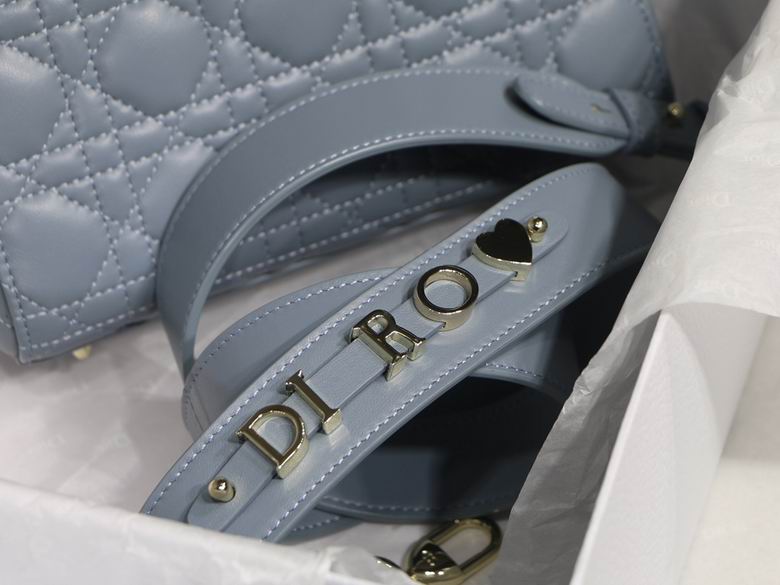 Dior Small Lady D Lambskin Gold Hardware