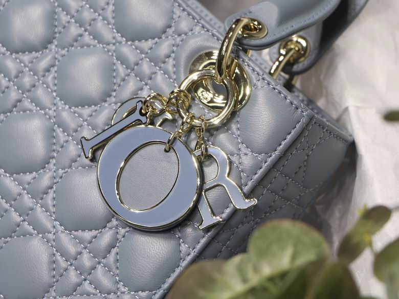 Dior Small Lady D Lambskin Gold Hardware