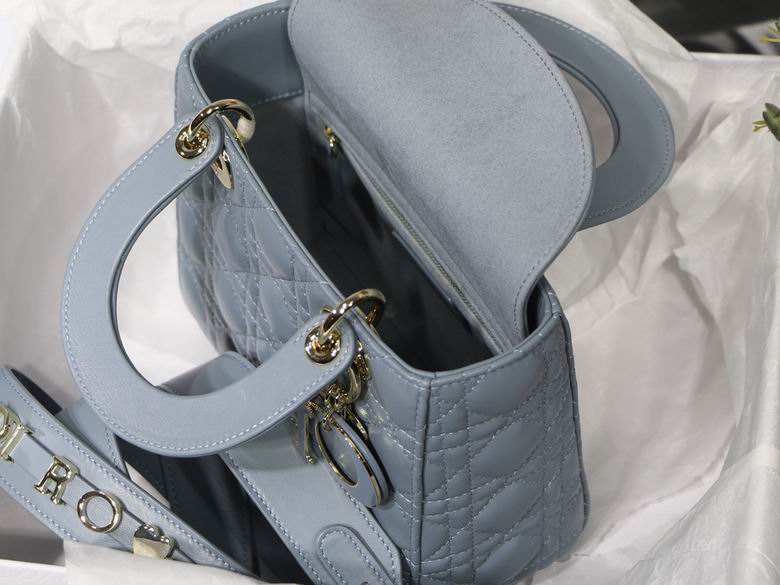 Dior Small Lady D Lambskin Gold Hardware