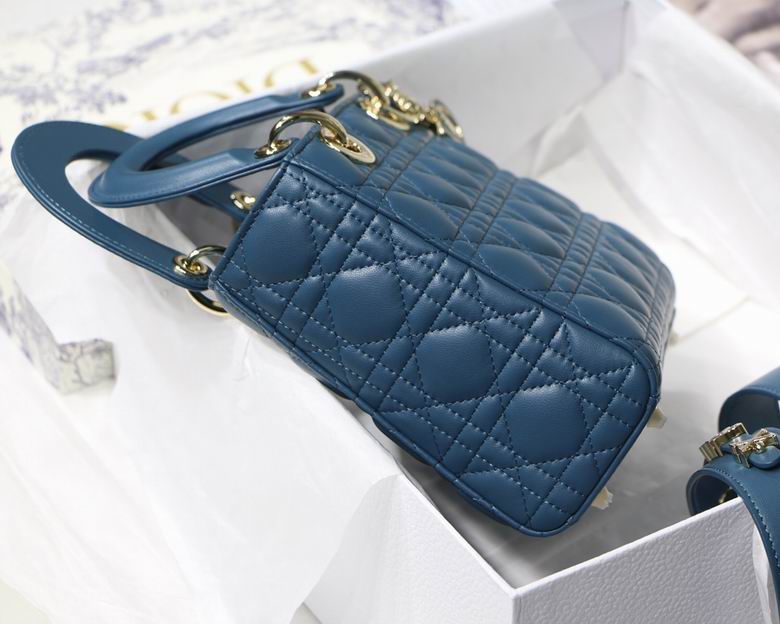 Dior Small Lady D in Lambskin Gold Hardware