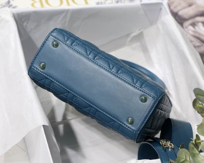 Dior Small Lady D in Lambskin Gold Hardware