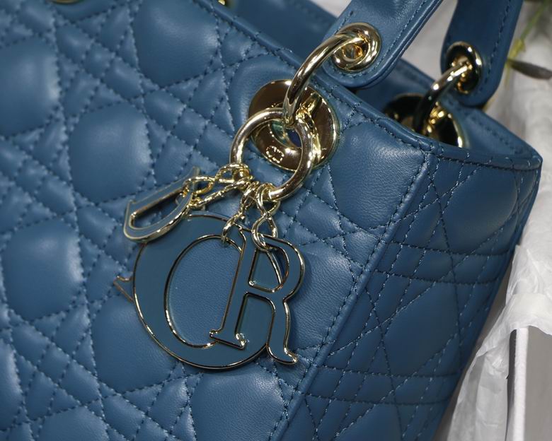 Dior Small Lady D in Lambskin Gold Hardware