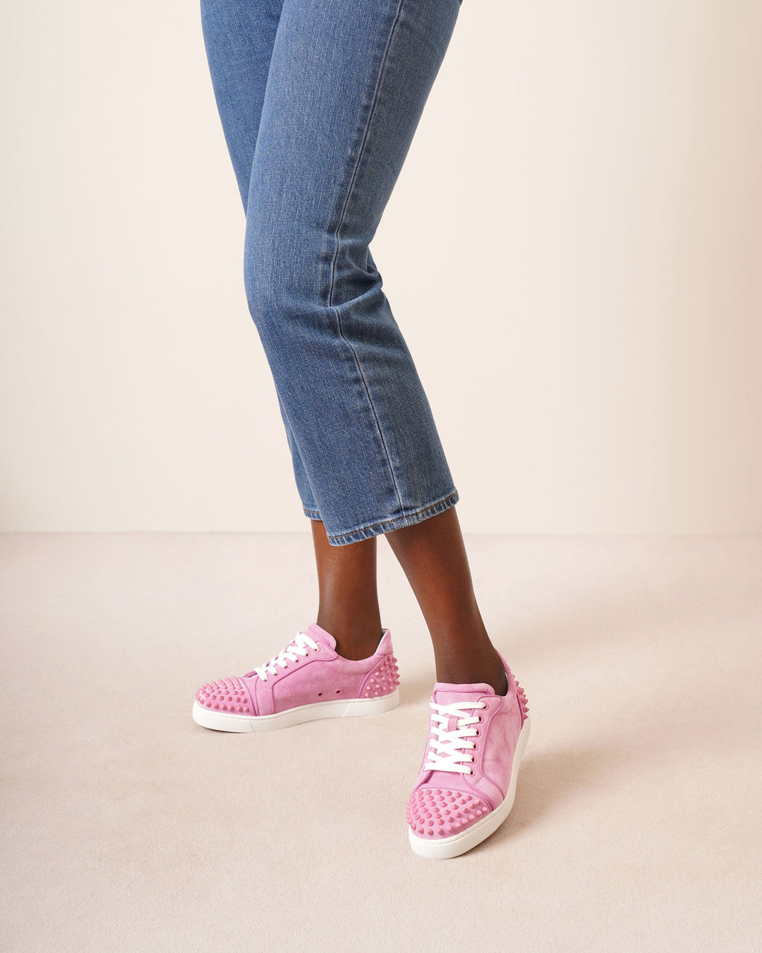 CHRISTIAN LOUBOUTIN Vieira 2 Orlato Pink Suede