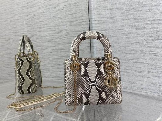 Mini Lady Dior Exotic Lizard Skin