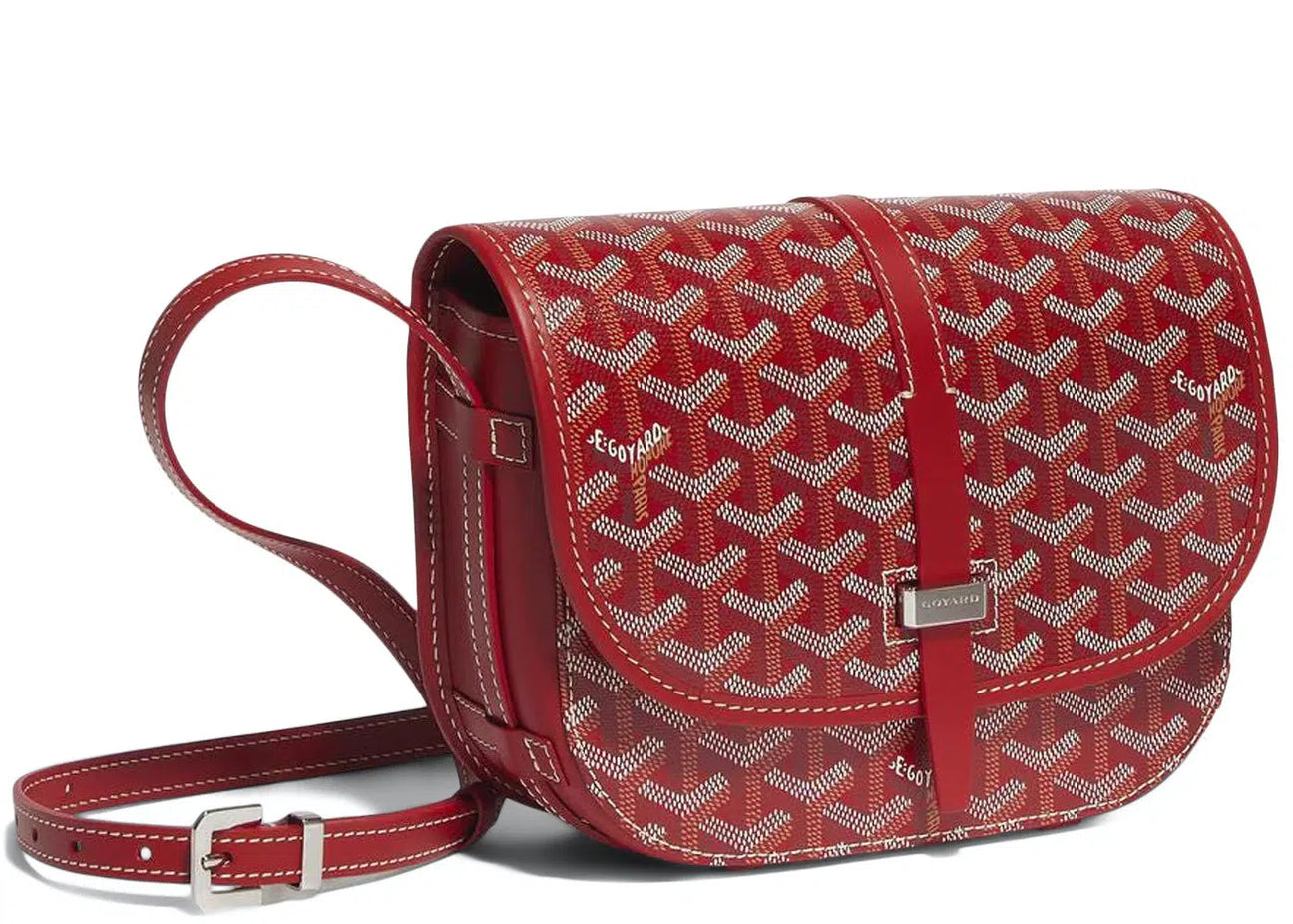 GOYARD BELVEDERE "PM RED"